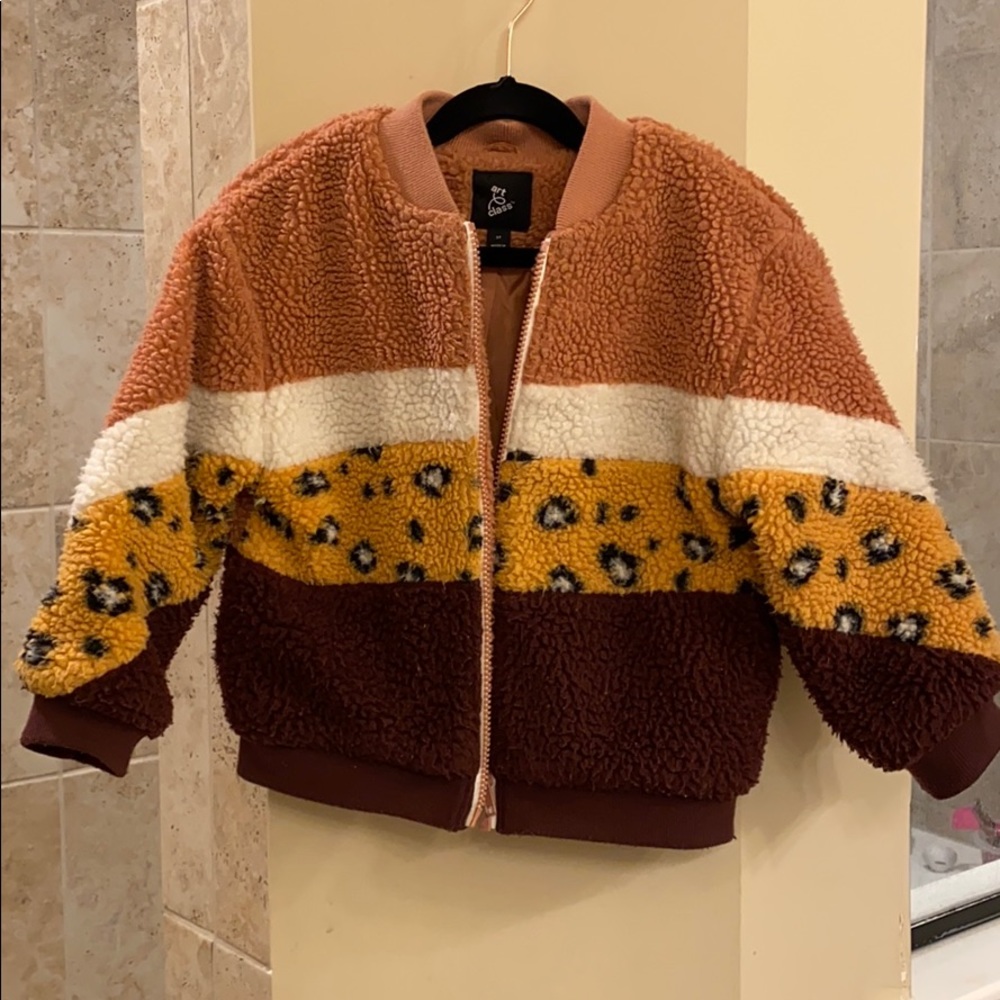 Girls fuzzy jacket